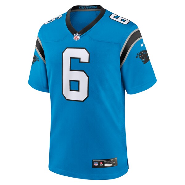 Miles Sanders Carolina Panthers Nike Team Game Jersey - Blue/Black