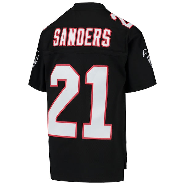 Deion Sanders Atlanta Falcons Youth 1992 Legacy Retired Player Jersey - Black