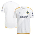 LA Galaxy adidas 2024 Angeleno Kit Authentic Jersey - White