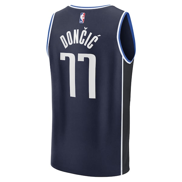 Luka Dončić Dallas Mavericks  Men's Fast Break Player Jersey - Statement Edition - Navy
