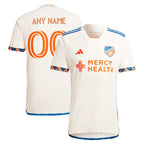 FC Cincinnati adidas 2024 The Canvas Kit Replica Custom Jersey - White