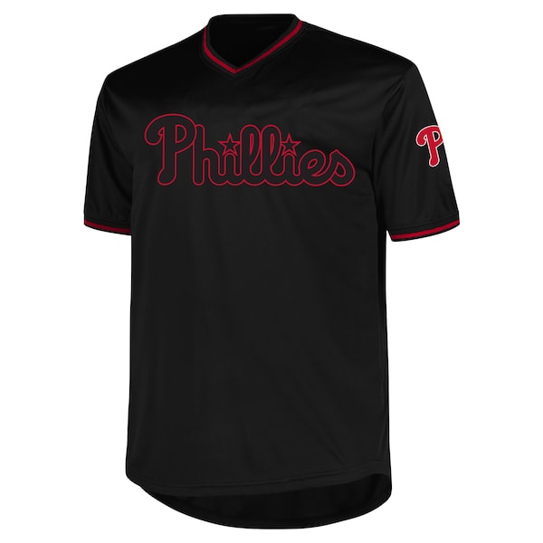 Philadelphia Phillies Profile Big & Tall Pop Fashion Jersey - Black