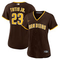 Fernando Tatís Jr. San Diego Padres Nike Women's Road Replica Player Jersey - Brown/White