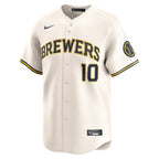 Sal Frelick Milwaukee Brewers Nike Home Limited Player Jersey - Cream