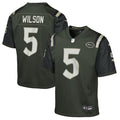 Garrett Wilson New York Jets Nike Youth 2025 Rivalries Collection Game Jersey - Gotham Green