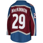 Nathan MacKinnon Colorado Avalanche Youth Home Replica Player Jersey - Burgundy