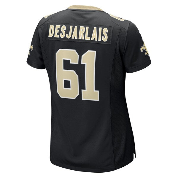 Drew Desjarlais New Orleans Saints Nike Women's Game Player Jersey - Black