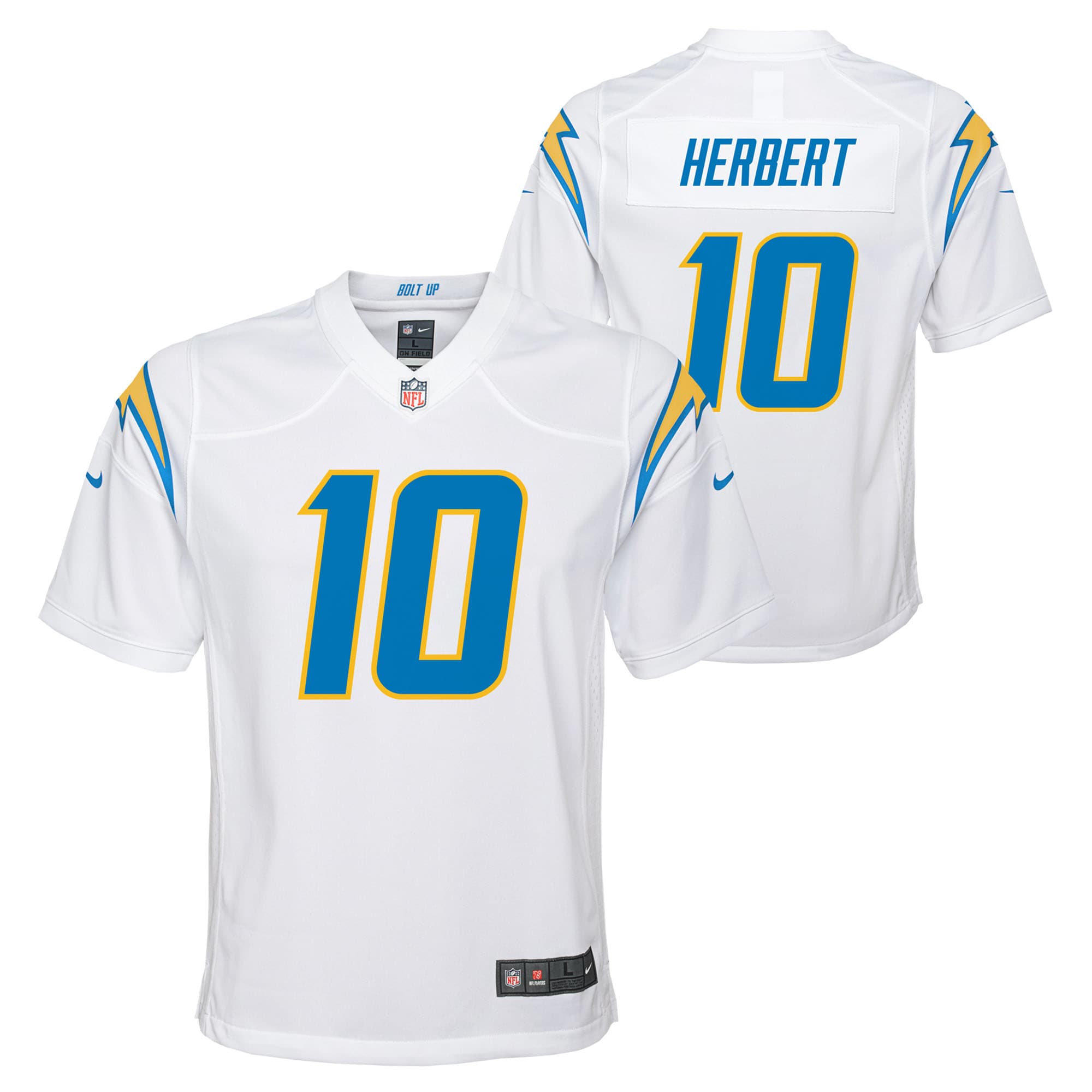Justin Herbert Los Angeles Chargers Nike Youth Game Jersey - Navy/Powder Blue/Royal/White