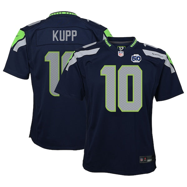 Cooper Kupp Seattle Seahawks Nike Youth 50th Season Game Jersey - College Navy