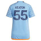 Keaton Parks New York City FC adidas Women's 2024 The Interboro Kit Replica Jersey - Light Blue