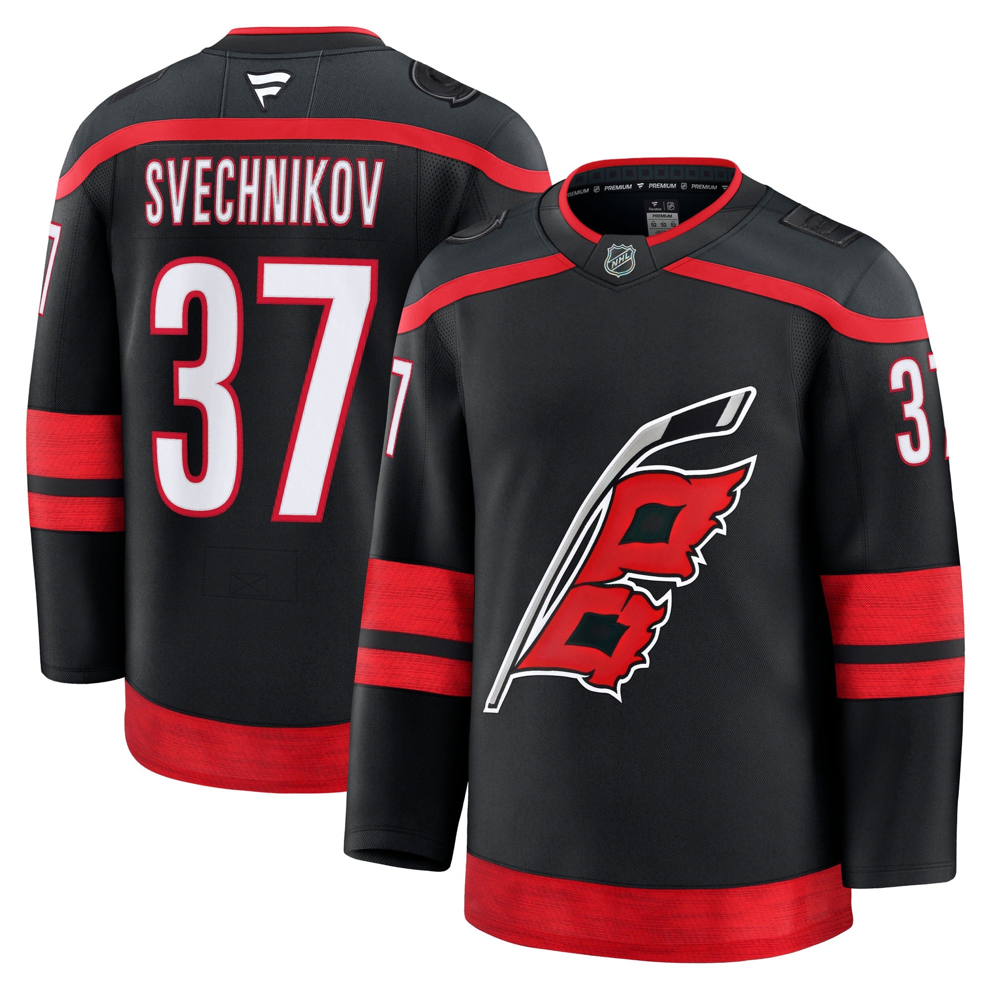 Andrei Svechnikov Carolina Hurricanes  Throwback Premium Jersey - White/Black