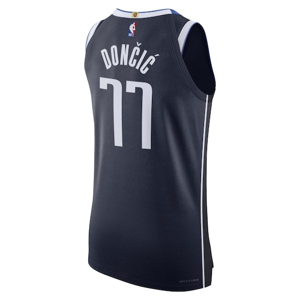 Luka Dončić Dallas Mavericks Jordan Brand Authentic Player Jersey - Statement Edition - Navy
