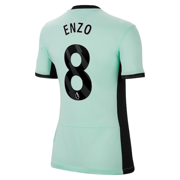 Enzo Fernández Chelsea Nike Women's 2023/24 Third Stadium Replica Player Jersey - Mint