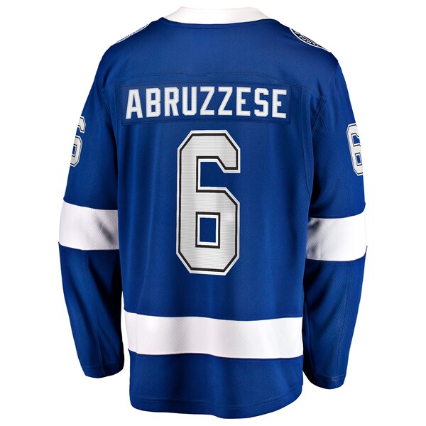Nick Abruzzese Tampa Bay Lightning  Home Breakaway Jersey - Blue