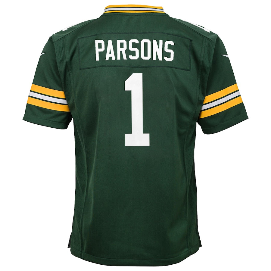 Youth Micah Parsons Green Bay Packers Nike Game Jersey -  Green