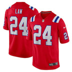 Ty Law New England Patriots Nike Retired Player Alternate Game Jersey - Red/Navy