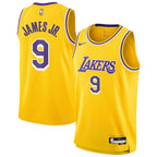 Bronny James Jr. Los Angeles Lakers Nike Youth Swingman Jersey - Icon Edition - Gold