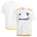LA Galaxy adidas Youth 2024 Angeleno Kit Replica Jersey - White