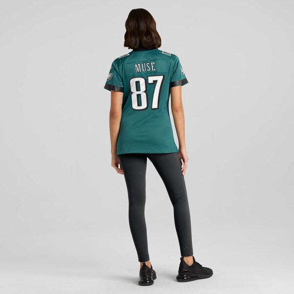 Nick Muse Philadelphia Eagles Nike Women's Team Game Jersey - Midnight Green
