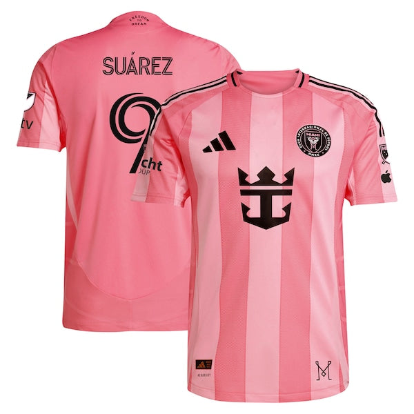 Luis Suárez Inter Miami CF adidas 2025 Euforia Authentic Player Jersey - Light Pink