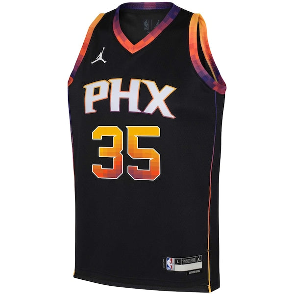 Kevin Durant Phoenix Suns Jordan Brand Youth 2022/23 Swingman Jersey - Statement Edition - Black