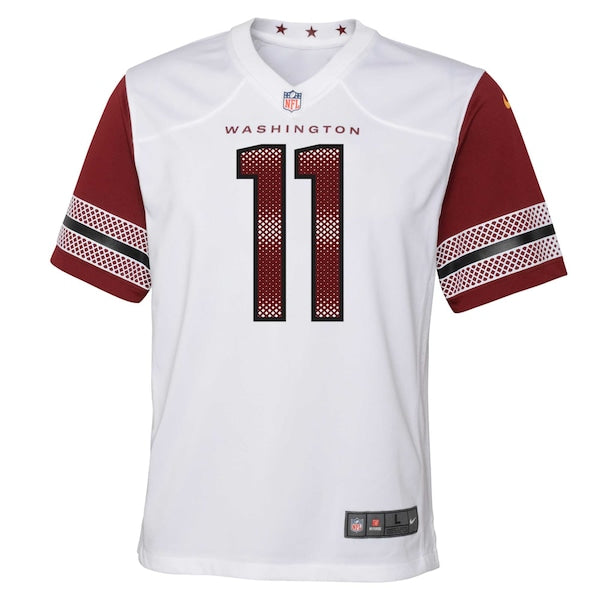 Carson Wentz Washington Commanders Nike Youth Game Jersey - White/Black/Burgundy