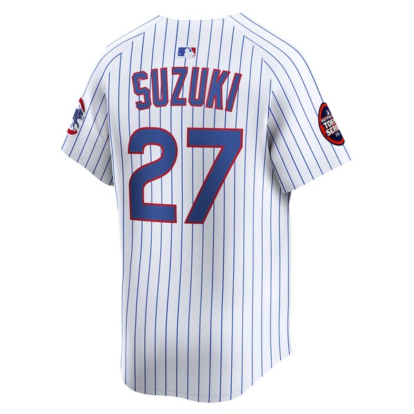 Seiya Suzuki Chicago Cubs Nike 2025 MLB World Tour: Tokyo Series Home Limited Player Jersey - White