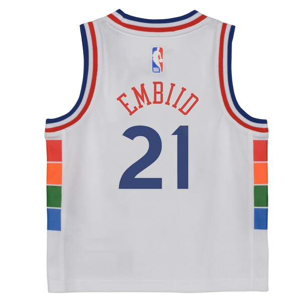 Joel Embiid Philadelphia 76ers Nike Toddler 2024/25 Swingman Player Jersey - City Edition - White