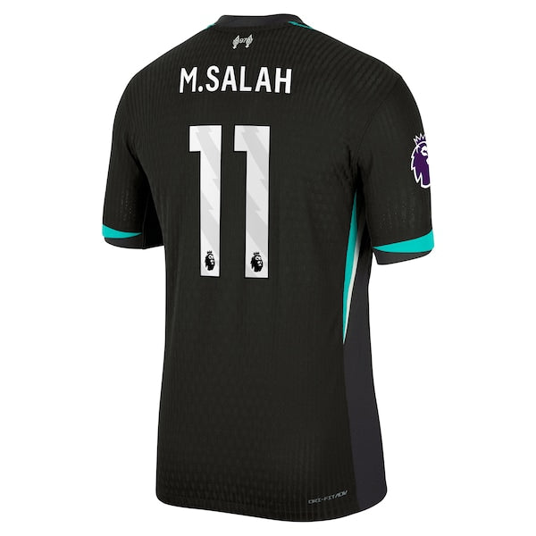 Mohamed Salah Liverpool Nike 2024/25 Away Authentic Jersey - Forest Green
