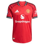 Manchester United adidas Home 2025/26 Authentic Player Jersey - Red/Black/White