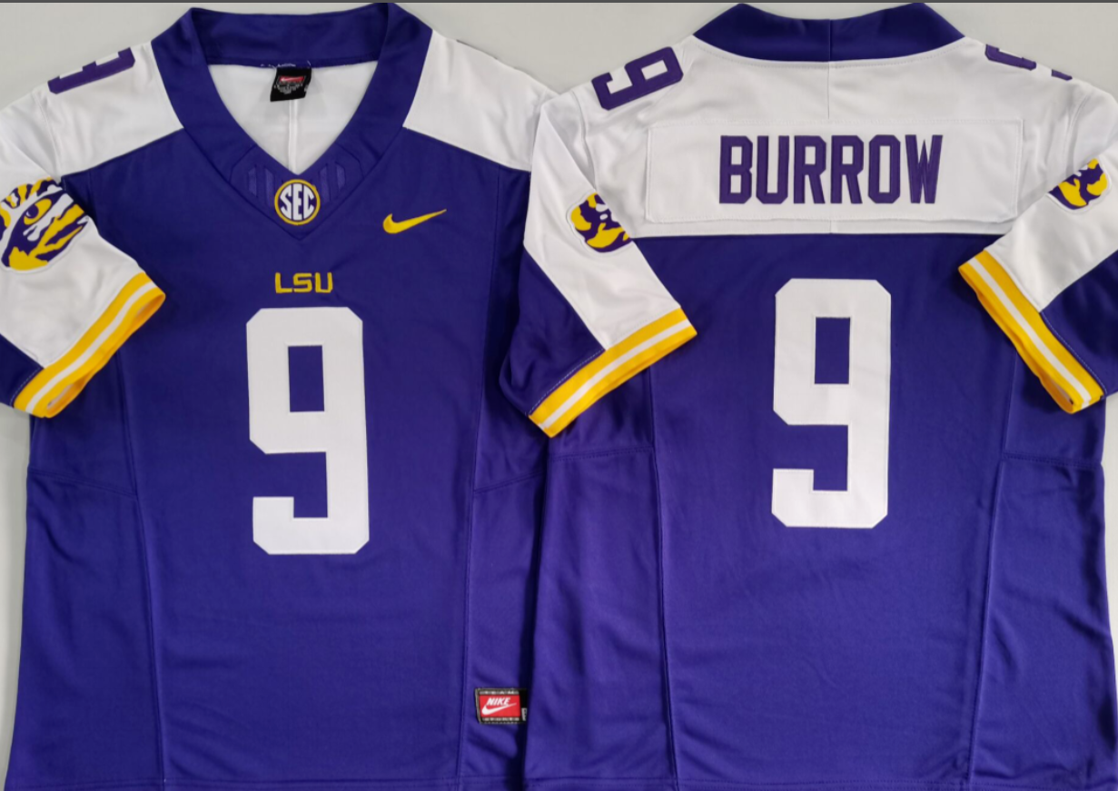Joe Burrow NCAA LSU Tigers Nike Vapor Limited Jersey