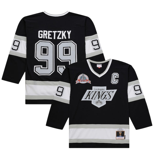Wayne Gretzky Los Angeles Kings  Big & Tall 1992/93 Blue Line 2.0 Jersey - Black