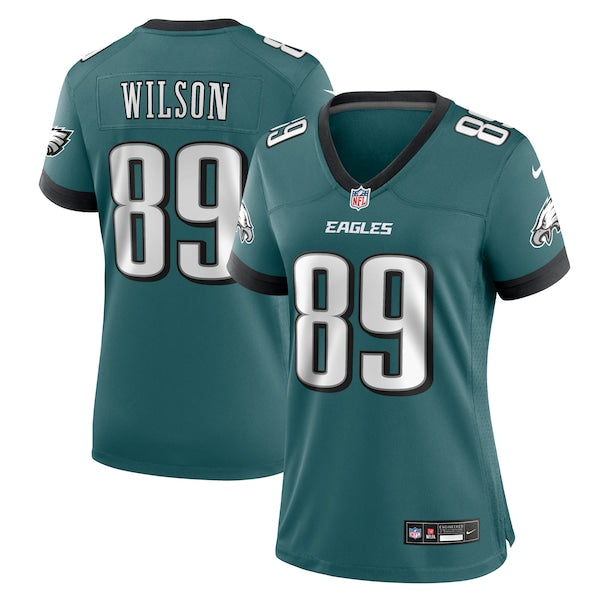 Johnny Wilson Philadelphia Eagles Nike Women's Team Game Jersey - Midnight Green
