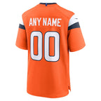 Denver Broncos Nike Custom Game Jersey - Orange