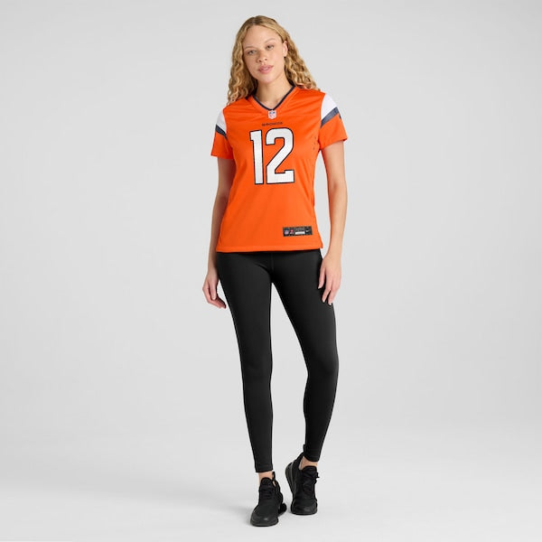 Women's Nike RJ Harvey  Orange Denver Broncos Team Game Jersey