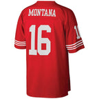Joe Montana San Francisco 49ers Big & Tall 1990 Retired Player Replica Jersey - Scarlet