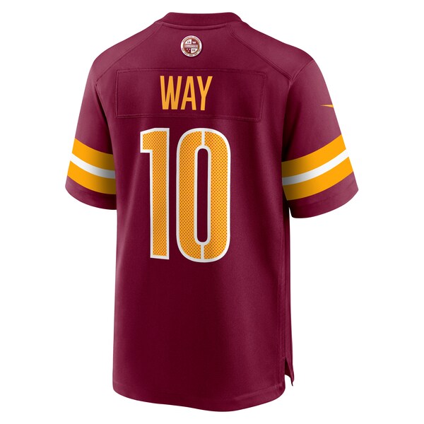 Tress Way Washington Commanders Nike  Game Jersey -  Burgundy
