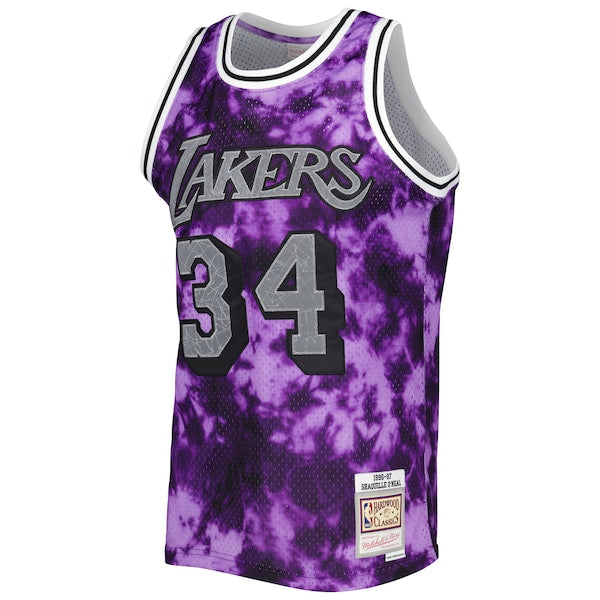 Shaquille O'Neal Los Angeles Lakers 1996/97 Galaxy Swingman Jersey - Purple