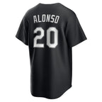 Pete Alonso New York Mets Nike Lights Out Replica Player Jersey - Black
