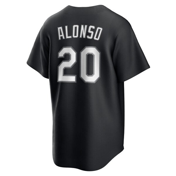 Pete Alonso New York Mets Nike Lights Out Replica Player Jersey - Black