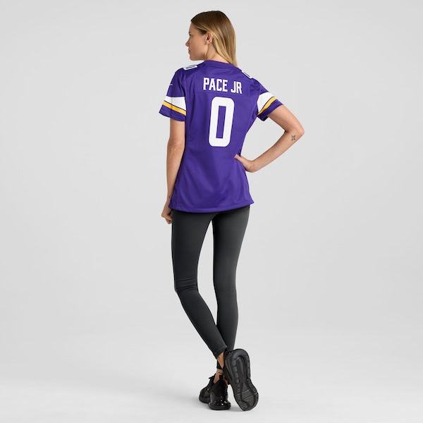 Ivan Pace Jr Minnesota Vikings Nike Women's  Game Jersey -  Purple/White