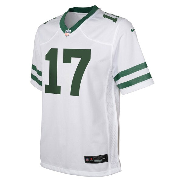 Garrett Wilson New York Jets Nike Youth Game Jersey - White/Green