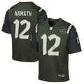Joe Namath New York Jets Nike Youth 2025 Rivalries Collection Retired Player Game Jersey - Gotham Green
