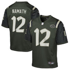 Joe Namath New York Jets Nike Youth 2025 Rivalries Collection Retired Player Game Jersey - Gotham Green