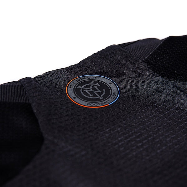 New York City FC adidas 2024 24/7 Kit Authentic Custom Jersey – Black