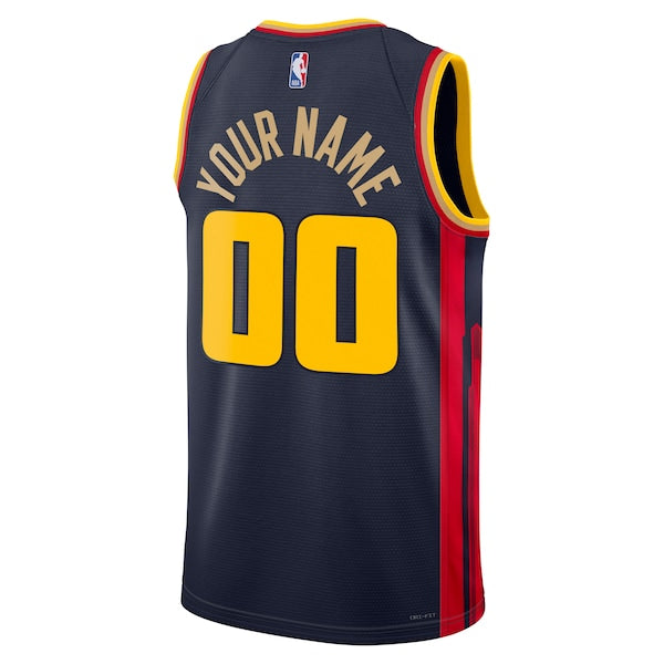 Golden State Warriors Nike Unisex 2024/25 Custom Swingman Jersey - City Edition - Navy