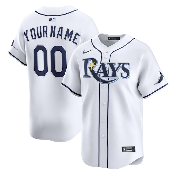 Tampa Bay Rays Nike Home Limited Custom Jersey - White