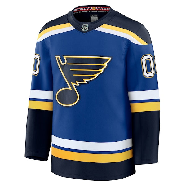 St. Louis Blues  Home Premium Custom Jersey - Blue/White
