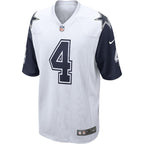 Dak Prescott Dallas Cowboys Nike Alternate Game Jersey - White/Navy