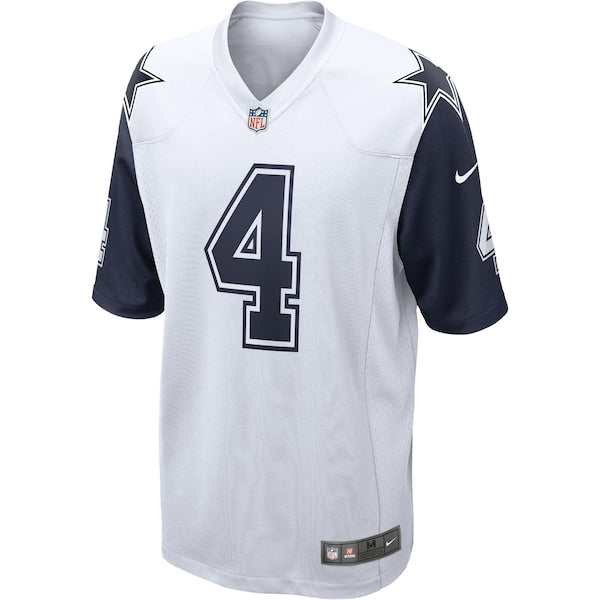 Dak Prescott Dallas Cowboys Nike Alternate Game Jersey - White/Navy